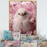 Majestic chick Portrait blooms - Chicken Bedroom Wall Art