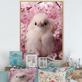 Majestic chick Portrait blooms - Chicken Bedroom Wall Art