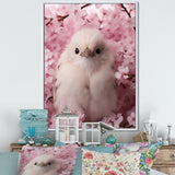Majestic chick Portrait blooms - Chicken Bedroom Wall Art