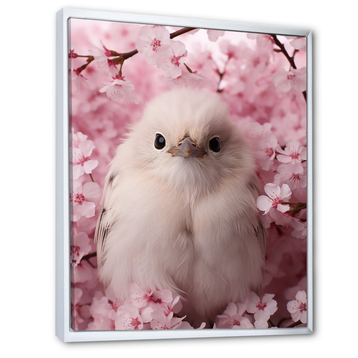 Majestic chick Portrait blooms - Chicken Bedroom Wall Art