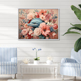 Floral Dance of the Dolphins - Coastal Animal Wall Decor