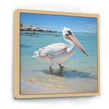 Tropical Pelican Poise - Coastal Animal Wall Art Prints