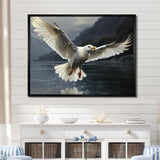Seagulls Flight - Coastal Animal Large Canvas Wall Art