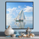 Morning Sail horizon I - Coastal Canvas Wall Art