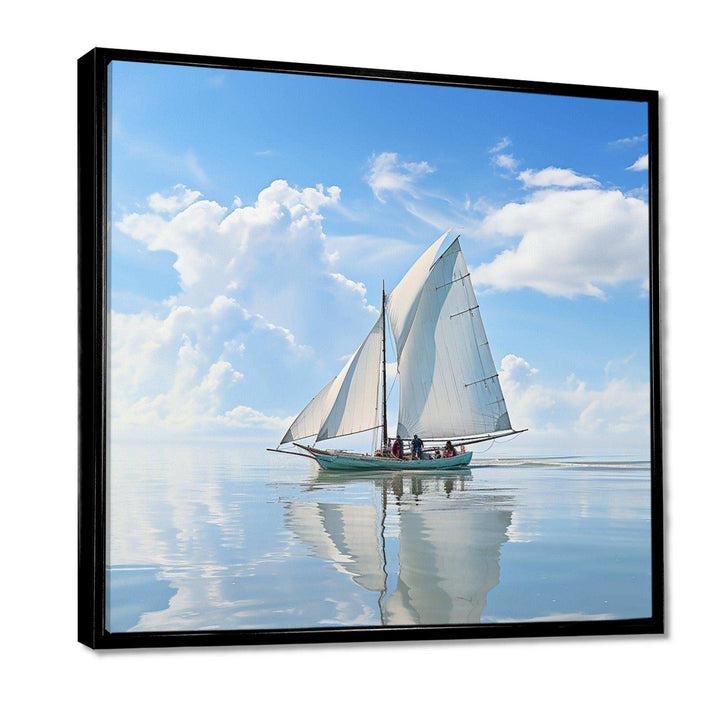 Morning Sail horizon I - Coastal Canvas Wall Art