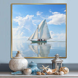 Morning Sail horizon I - Coastal Canvas Wall Art