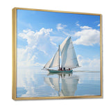 Morning Sail horizon I - Coastal Canvas Wall Art