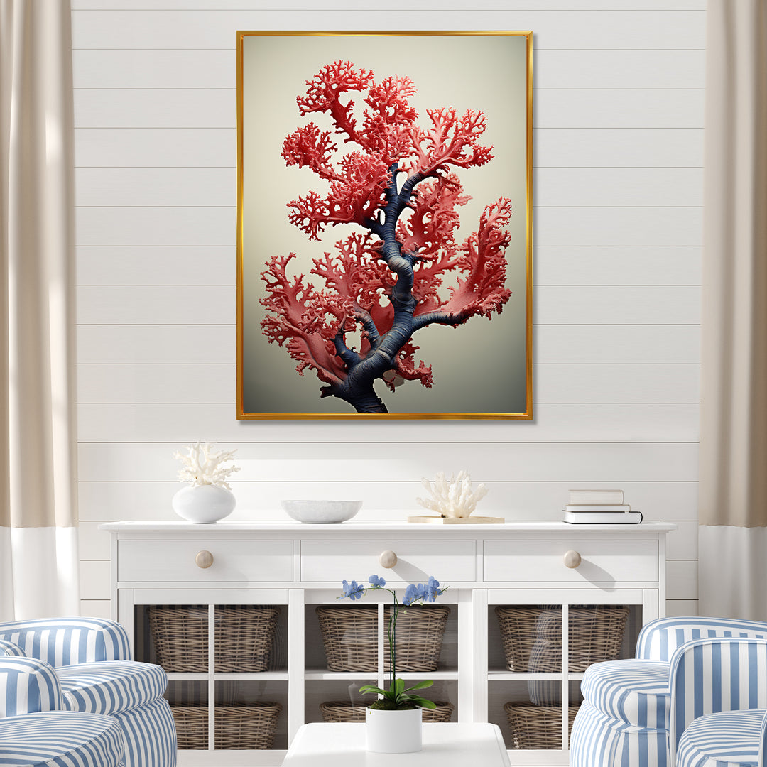 Classical Marine coral Beauty - Coral Wall Art Prints
