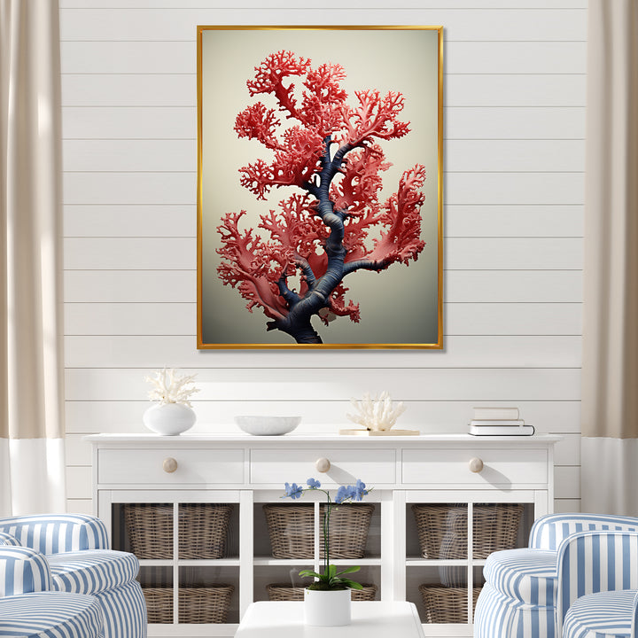 Classical Marine coral Beauty - Coral Wall Art Prints