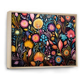 Coral Marine Treasures pattern - Coral Living Room Wall Art