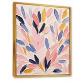 Pink and blue Seabed coral floral - Coral Bedroom Wall Art