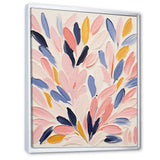Pink and blue Seabed coral floral - Coral Bedroom Wall Art
