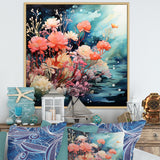 Romantic underwater Coral Paradise - Coral Wall Decor