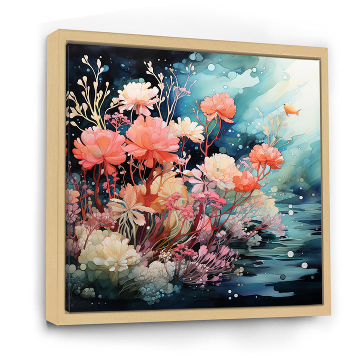 Romantic underwater Coral Paradise - Coral Wall Decor
