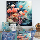Romantic underwater Coral Paradise - Coral Wall Decor