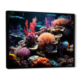 Tranquility coral Reef Serenity - Blue Coral Wall Art