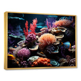 Tranquility coral Reef Serenity - Blue Coral Wall Art