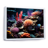 Tranquility coral Reef Serenity - Blue Coral Wall Art