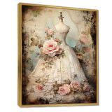 Vintage Fashion dress elegance II - Fashion Canvas Wall Art