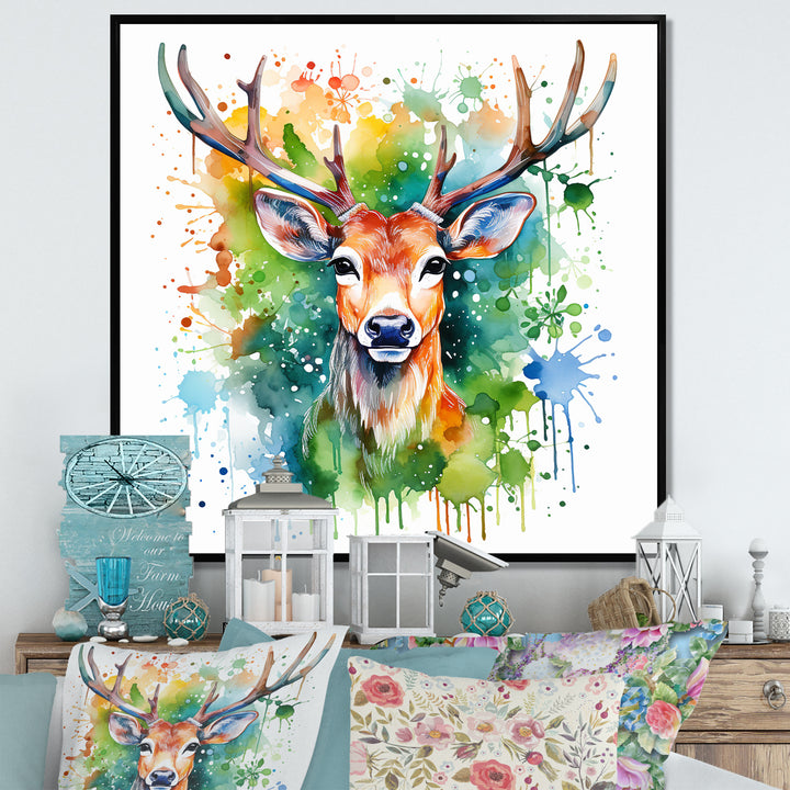 Majestic Forest Deer - Deer Home Decor Art
