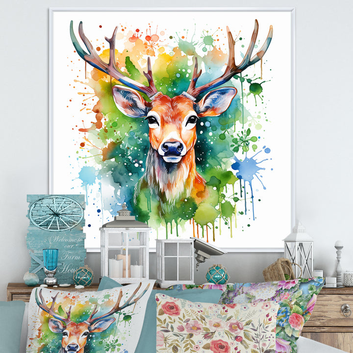 Majestic Forest Deer - Deer Home Decor Art