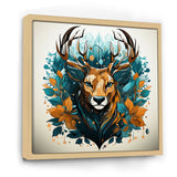 Tranquil Graze Deer in Nature - Deer Bedroom Wall Art
