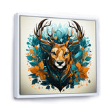 Tranquil Graze Deer in Nature - Deer Bedroom Wall Art