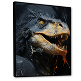 Grey Raptor Dinosaur - Dinosaur Wall Decor