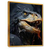 Grey Raptor Dinosaur - Dinosaur Wall Decor