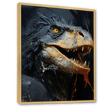 Grey Raptor Dinosaur - Dinosaur Wall Decor