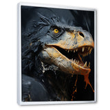 Grey Raptor Dinosaur - Dinosaur Wall Decor