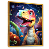 Cubist cute dinosaur for kids - Dinosaur Bedroom Wall Art