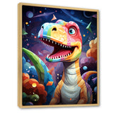 Cubist cute dinosaur for kids - Dinosaur Bedroom Wall Art