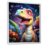 Cubist cute dinosaur for kids - Dinosaur Bedroom Wall Art