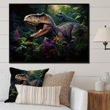 Prehistoric Velociraptors in the jungle - Dinosaur Home Decor Art