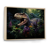 Prehistoric Velociraptors in the jungle - Dinosaur Home Decor Art