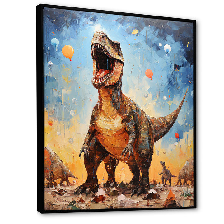 Pop Art Dino explosion - Dinosaur Wall Art Prints