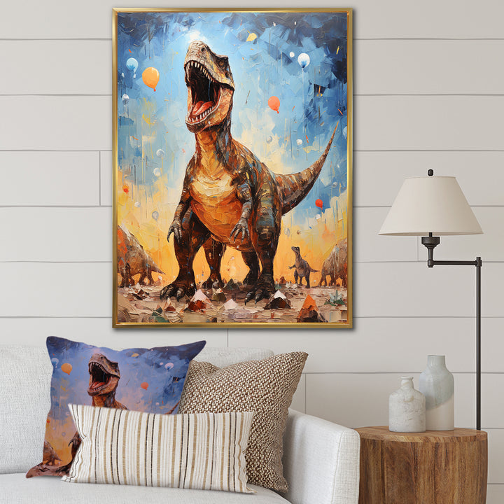 Pop Art Dino explosion - Dinosaur Wall Art Prints