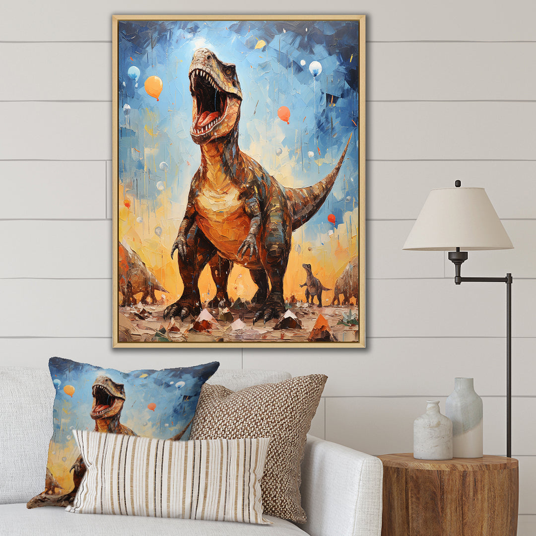 Pop Art Dino explosion - Dinosaur Wall Art Prints