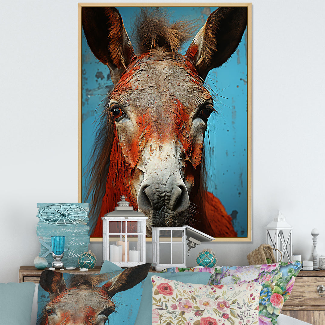 Donkey Burros Blues - Donkey Wall Decor
