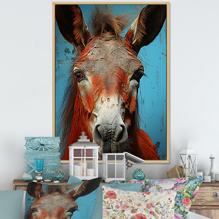 Donkey Burros Blues - Donkey Wall Decor