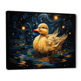 Yellow duck starry night wonders - Duck Wall Decor