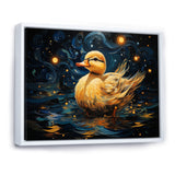 Yellow duck starry night wonders - Duck Wall Decor