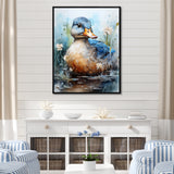 Blue Duck Aquarelle Avian - Duck Wall Art Prints