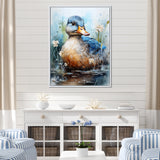 Blue Duck Aquarelle Avian - Duck Wall Art Prints