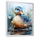 Blue Duck Aquarelle Avian - Duck Wall Art Prints