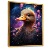 Cute purple Splashes of delight Duck - Duck Wall Decor