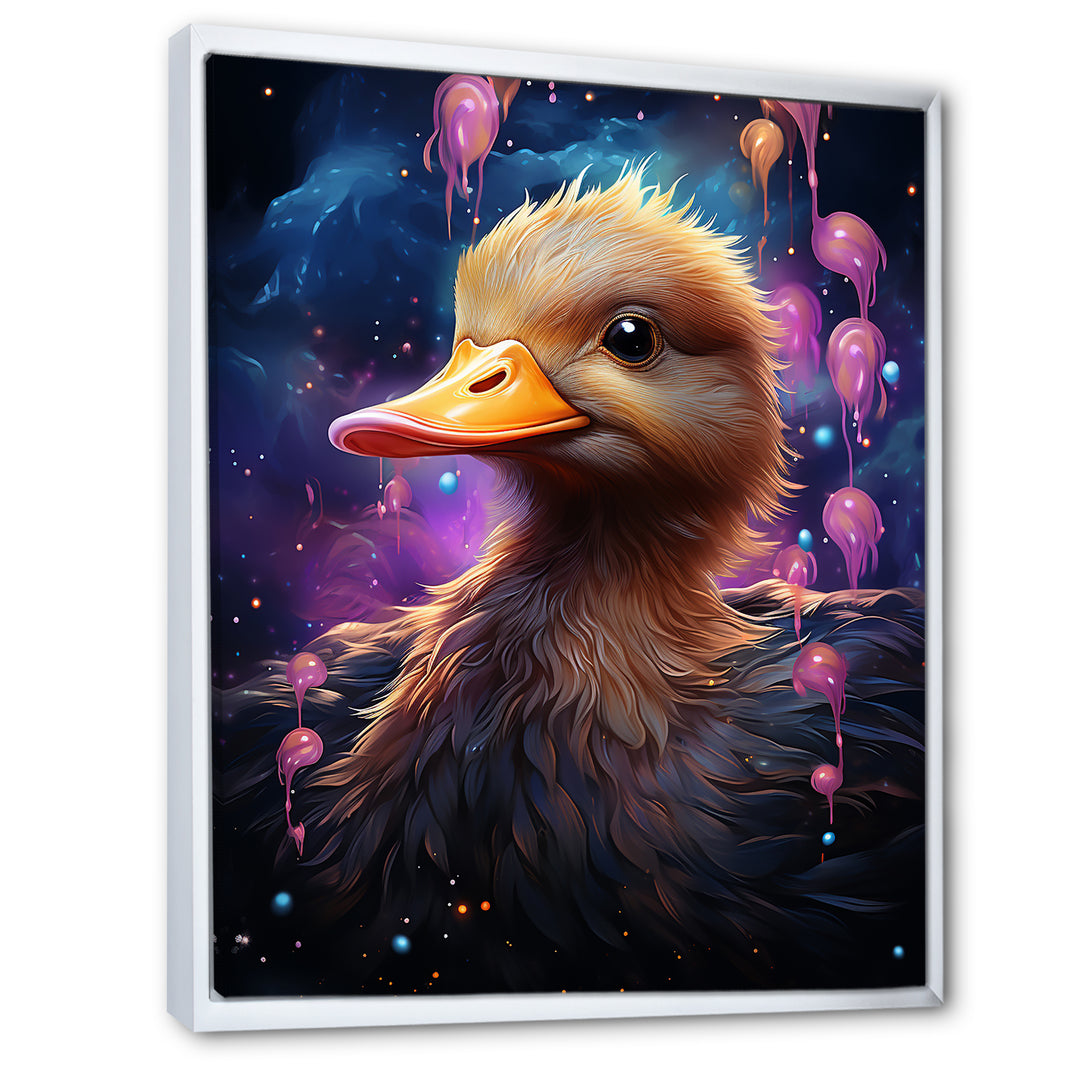 Cute purple Splashes of delight Duck - Duck Wall Decor