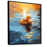 Yellow Duck Morning Quack Lake - Duck Bedroom Wall Art