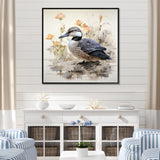 Vintage duck by the pond - Duck Wall Art Prints